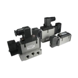 smc vfr series 5 port pilot solenoid valves